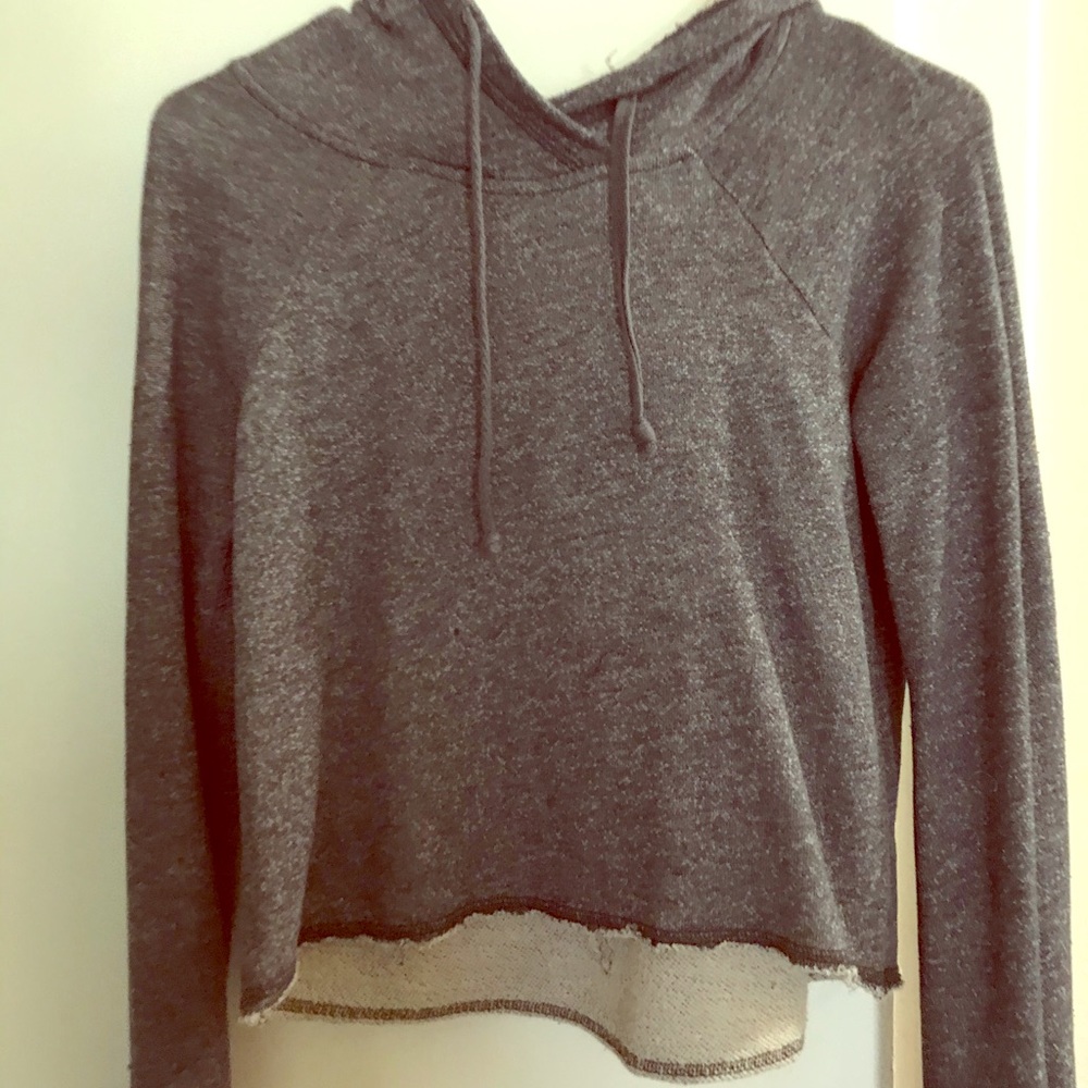Hollister cropped hoodie